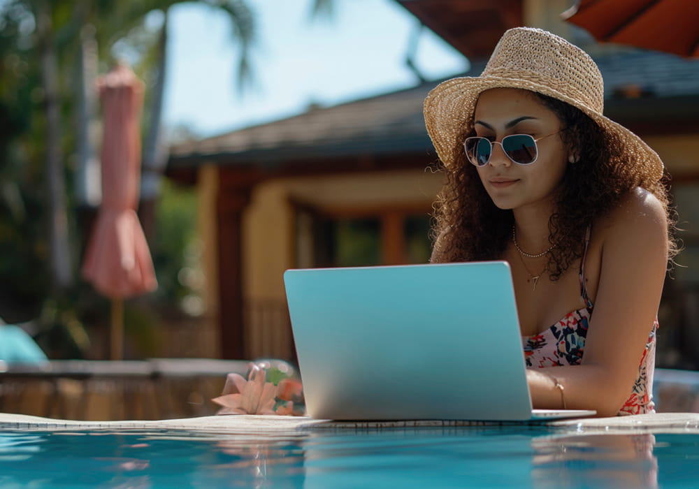 Imagem de marketing para pousadas